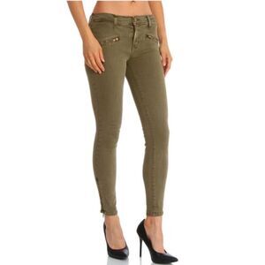 Current/Elliott SoHo Zip Stiletto Army Green